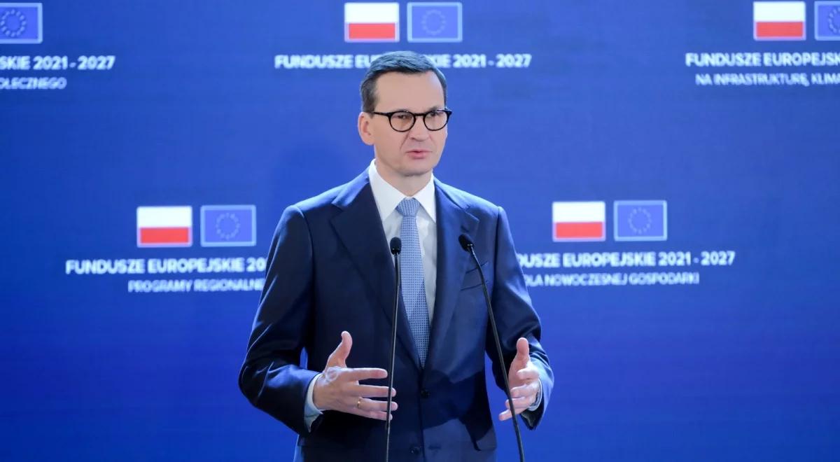 Premier: pierwsze środki z funduszy unijnych już trafiły do Polski