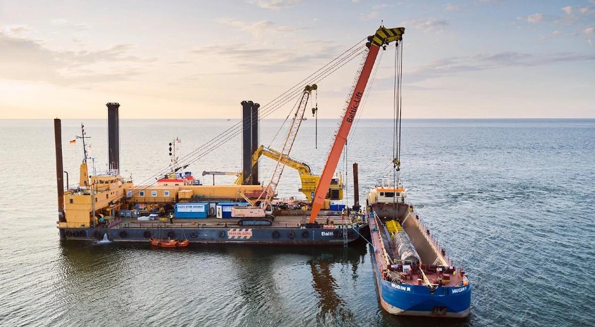 Baltic Pipe jest już kilka kilometrów od brzegu. Polski odcinek gazociągu zostanie ukończony do końca roku