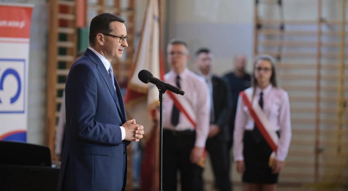 Mateusz Morawiecki: zobaczycie, że reforma szkolnictwa będzie dobrze służyła uczniom