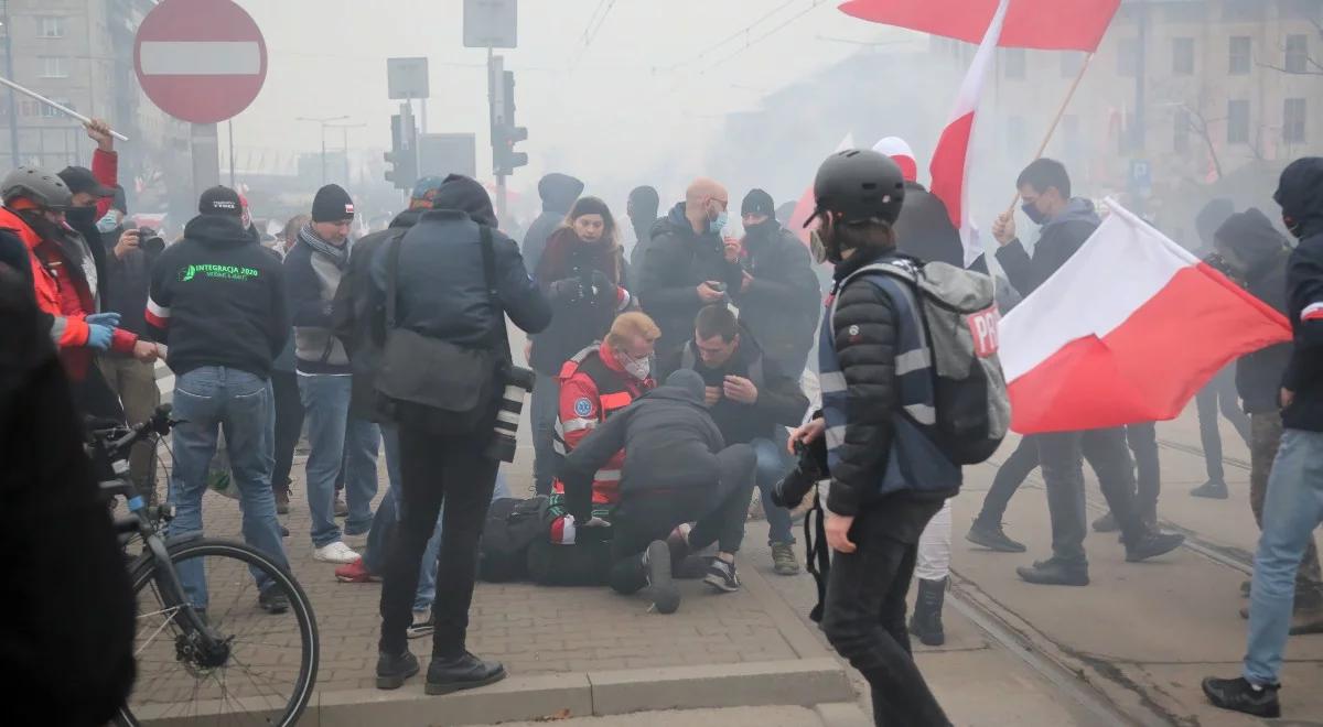 "Nie ulegajmy prowokacjom i manipulacjom". Poseł PiS o incydentach na Marszu Niepodległości