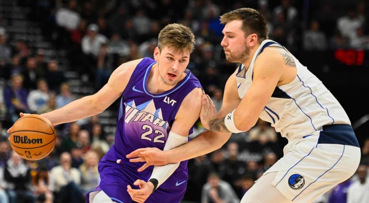 NBA. Kiepski start Mavericks. Drużyna Doncicia przegrała z Utah Jazz