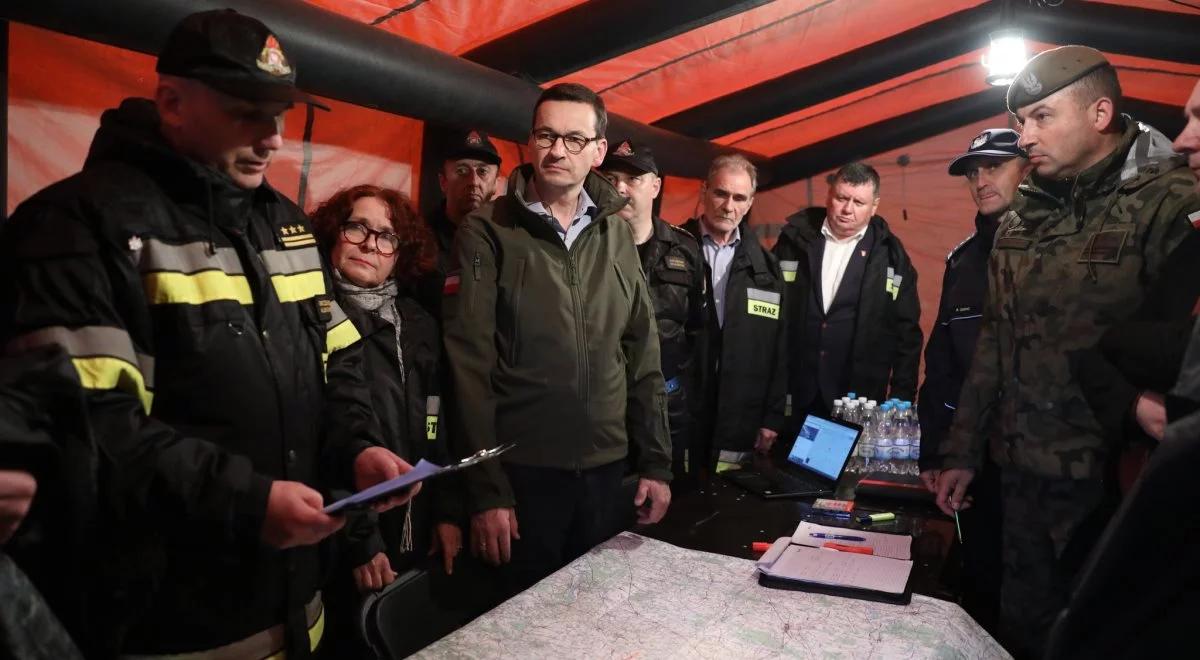 Premier: zapewnimy dodatkową pomoc poszkodowanym przez trąbę powietrzną