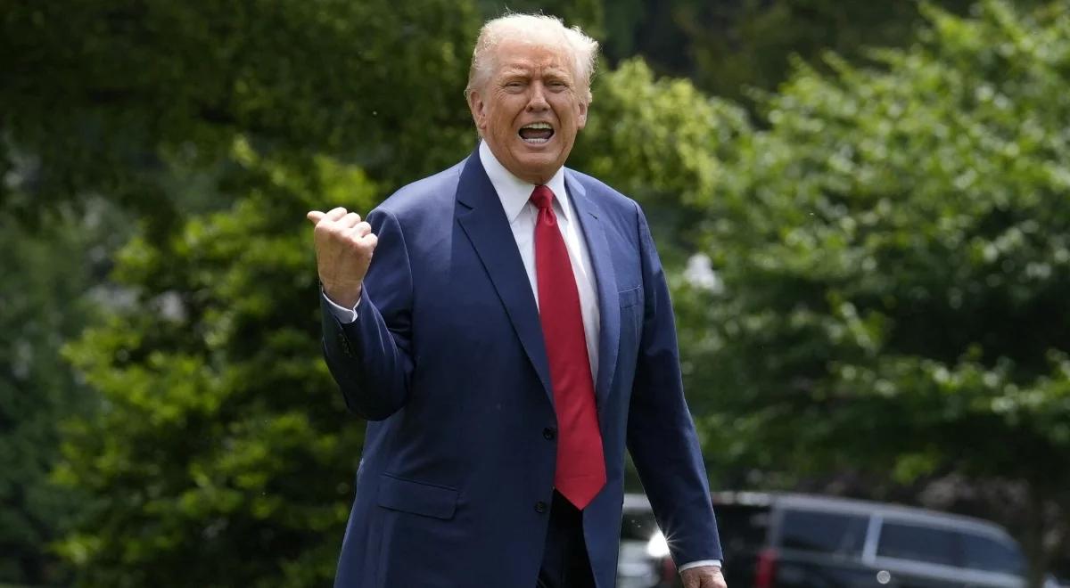 Trump mówi o protestach w Los Angeles. "Miasto spłonęłoby doszczętnie"