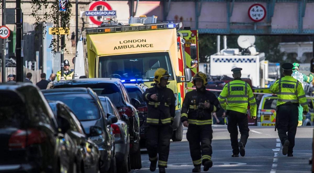 Wybuch w londyńskim metrze. "Mamy do czynienia z planowanym zamachem terrorystycznym"