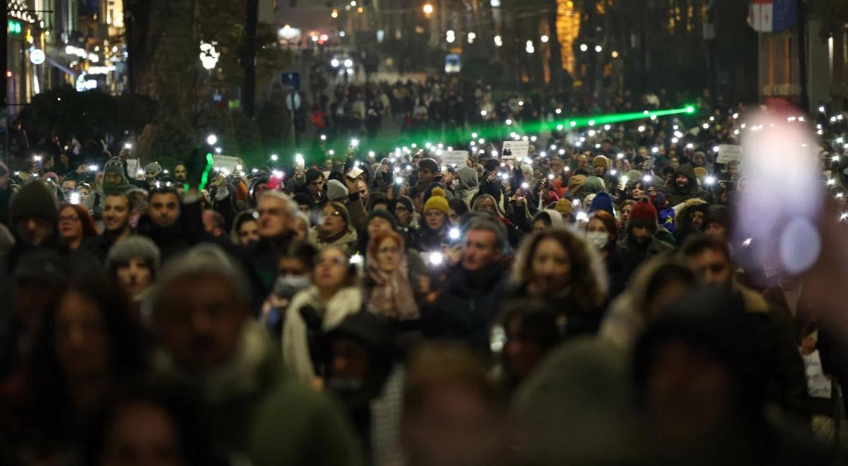 Gruzini po raz czternasty wychodzą na ulice. Żądają dymisji rządu