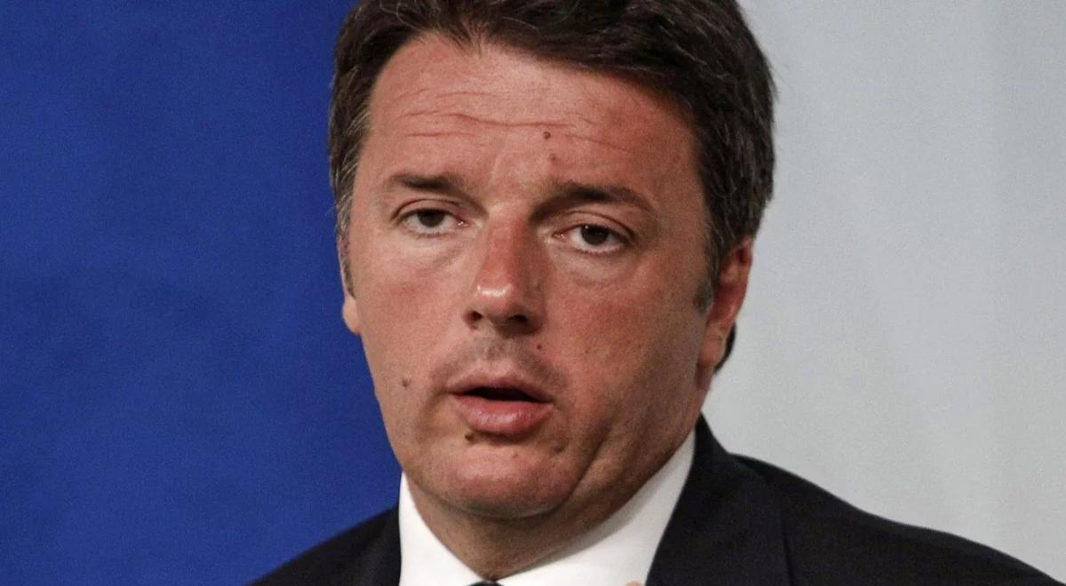 Premier Włoch Matteo Renzi: filozofia nowej zimnej wojny z Rosją jest błędna