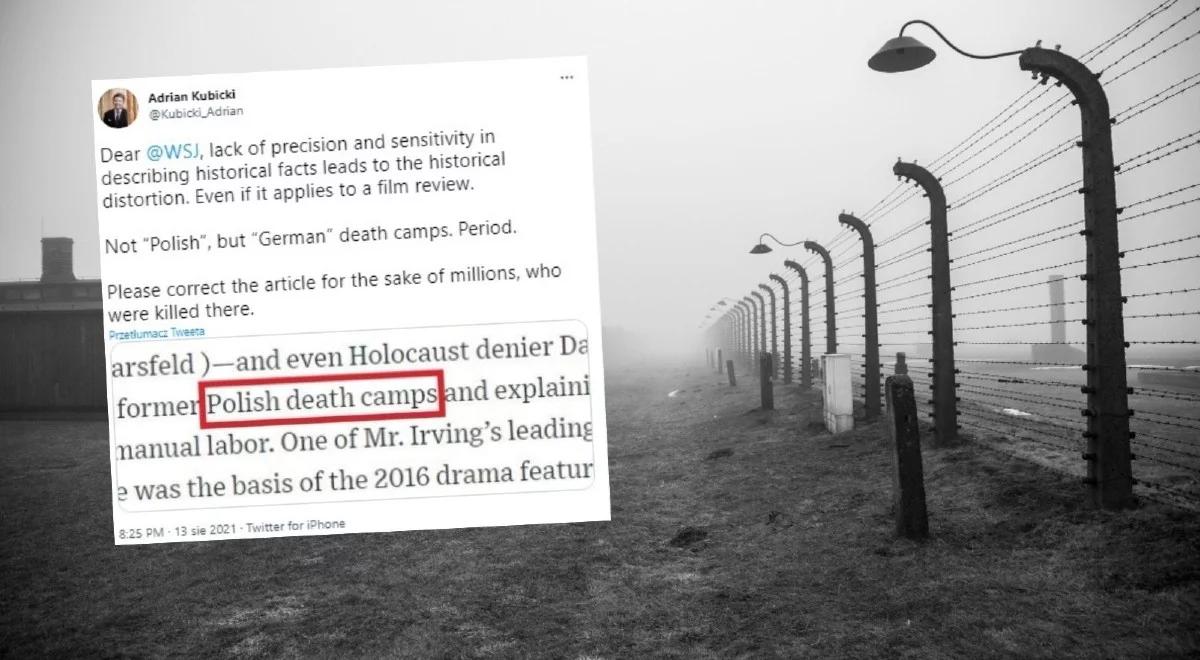 W "Wall Street Journal" znowu o "polskich obozach śmierci". Konsul generalny RP reaguje