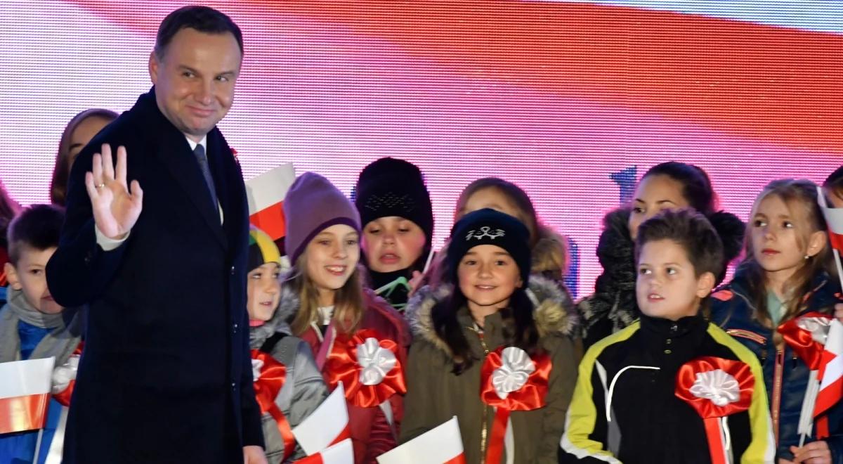 Obchody Święta Niepodległości. Prezydent: polskość została przechowana przez pokolenia praojców