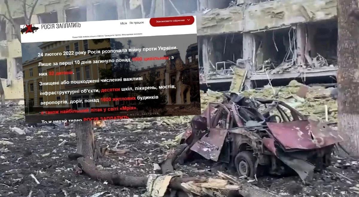 "Rosja za to zapłaci". Ruszyła strona internetowa zbierającą informacje o zniszczeniach wojennych