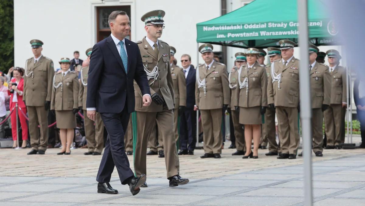 Obchody Święta Straży Granicznej. Prezydent wręczył nominacje generalskie i dziękował za służbę