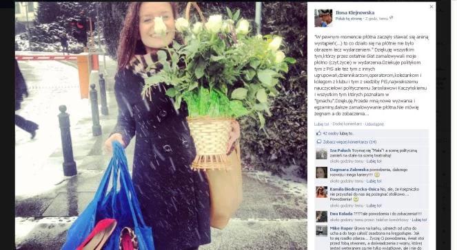 "Afera" szpiegowska? Klejnowska opuszcza PiS