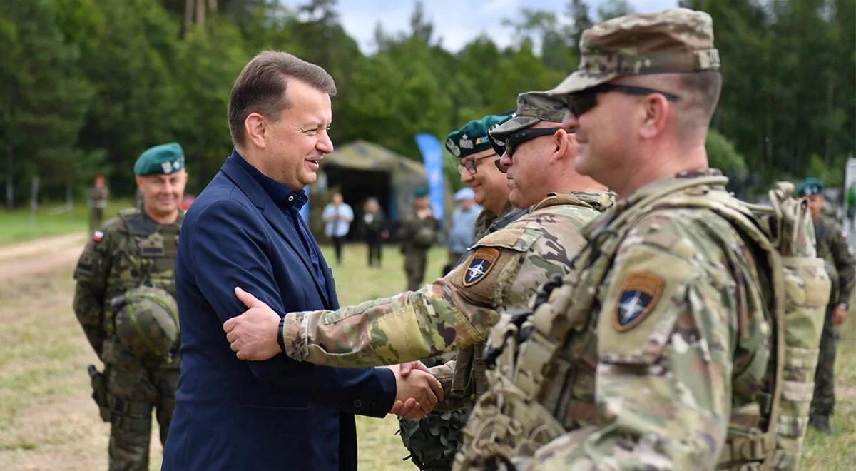 Szef MON: dzięki wysiłkom Polski, Litwy i NATO przesmyk suwalski jest bezpieczny