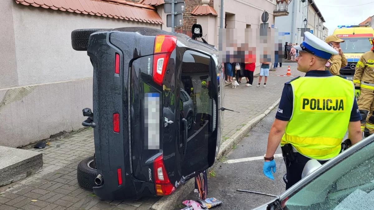 Chełmno. Samochód wjechał w grupę ludzi. Pięć osób zostało rannych