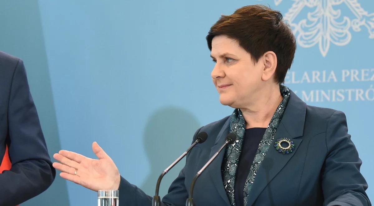 Premier Beata Szydło zapowiada więcej zmian korzystnych dla przedsiębiorców