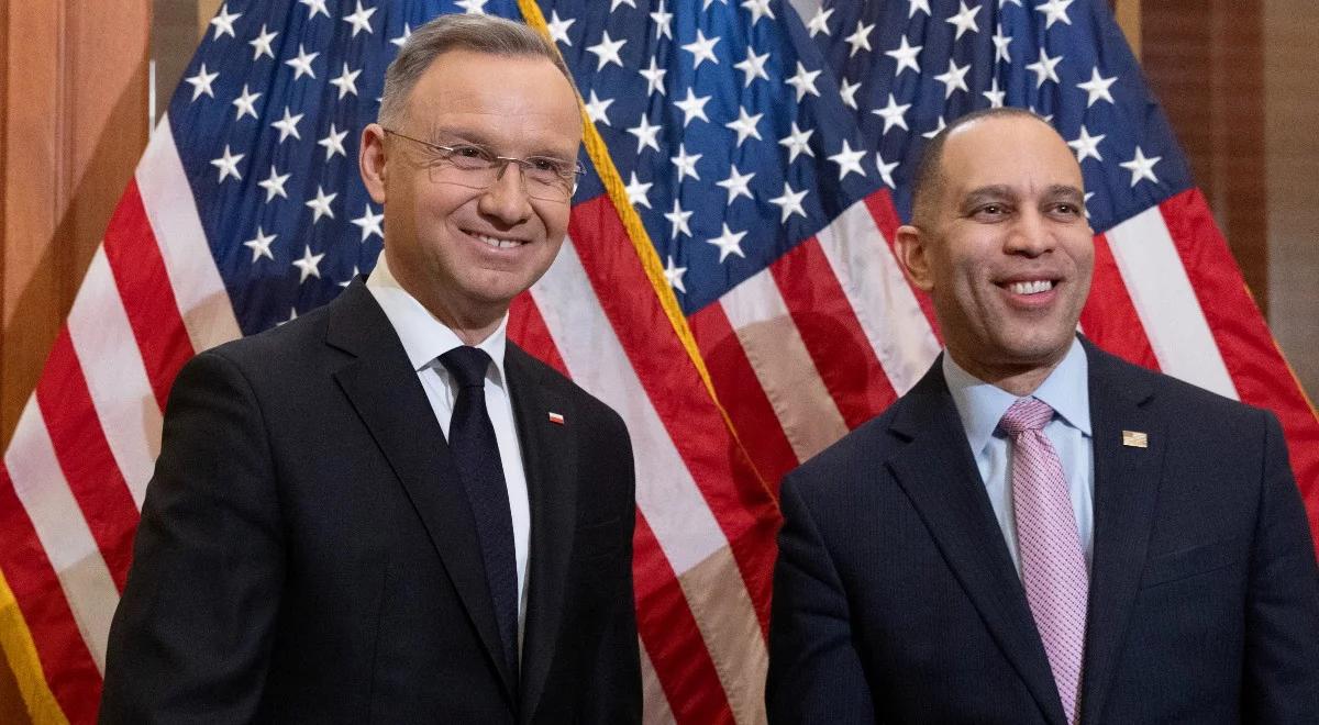 Lider demokratów z uznaniem o postawie prezydenta Dudy. "On wie, że stawką jest wolny świat"
