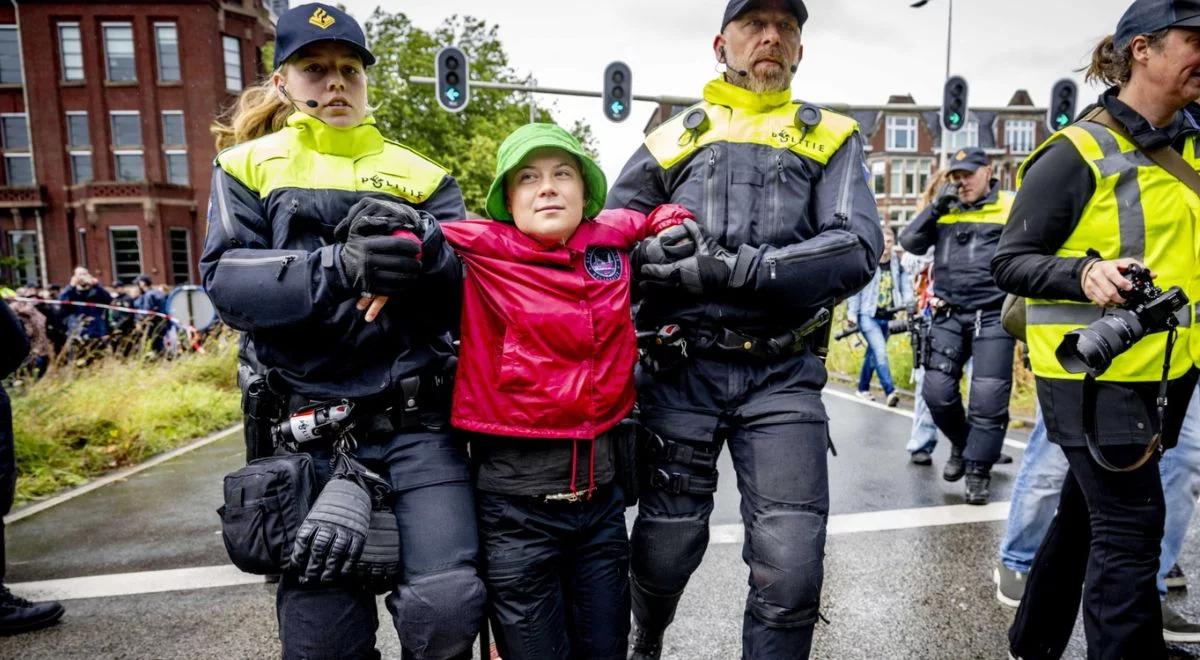 Greta Thunberg zatrzymana przez policję