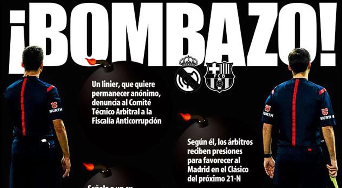 Afera przed El Clasico. Sędzia liniowy miał "wspierać" Real Madryt w starciu z FC Barceloną