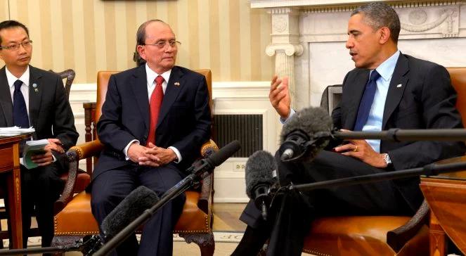 Obama przyjął prezydenta Birmy. "Za wcześnie"