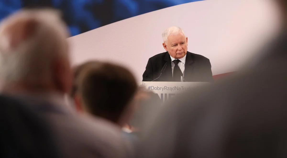 Jarosław Kaczyński: opozycja próbuje przykryć swoją kompromitację