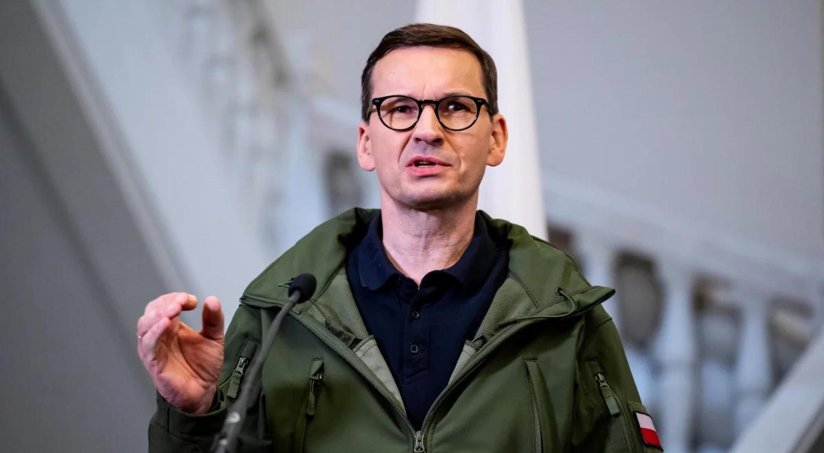 "Sto dni chwały i niepewności". Premier Mateusz Morawiecki o wojnie na Ukrainie