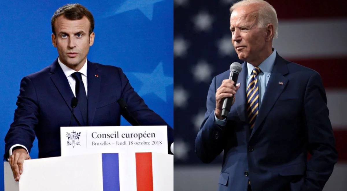 Rozmowa telefoniczna Biden-Macron. Tematem dialog prezydenta Francji z Putinem i Zełenskim