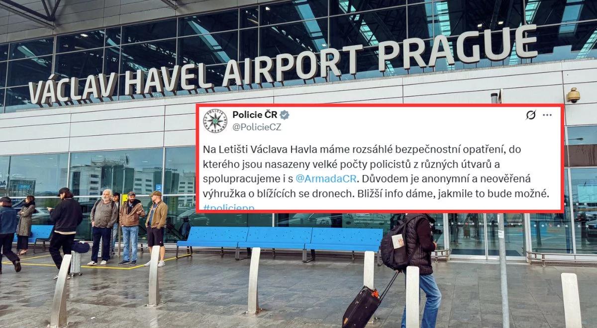 "Drony nad lotniskiem". Policja w Pradze alarmuje
