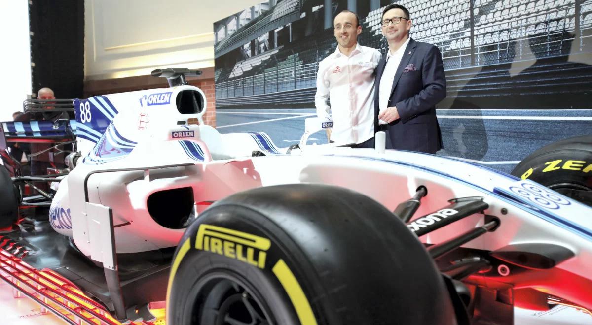 PKN Orlen i Robert Kubica zapowiadają owocną współpracę. "Chodzi o to, by zaistnieć w Formule 1"