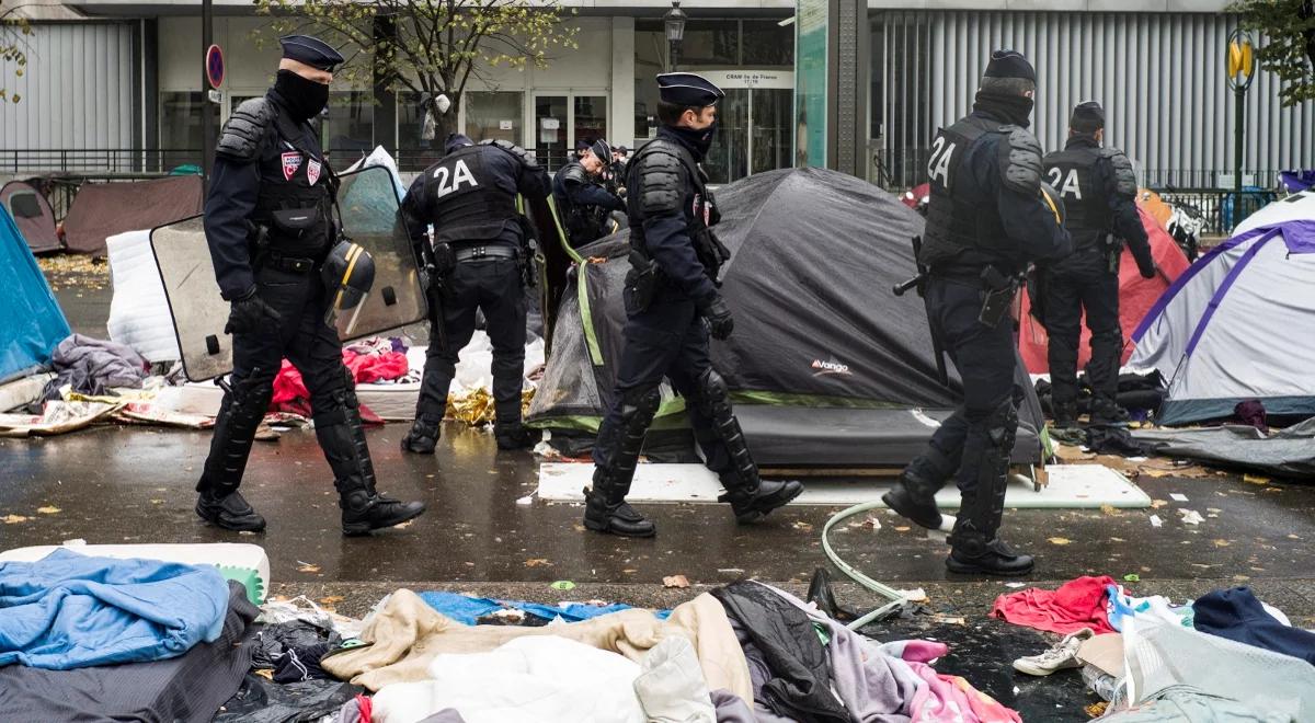 Kryzys migracyjny. Francja: policja ewakuowała kolejne dzikie obozowisko
