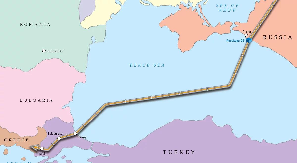 Gazprom otrzymał wstępne zezwolenie na realizację projektu Turecki Potok