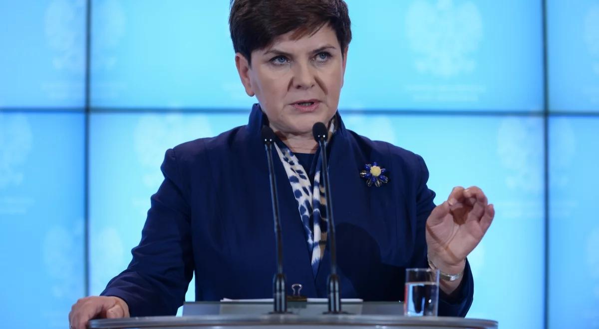 Beata Szydło: rząd będzie prowadził aktywny dialog z KE