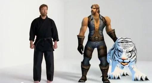 Chuck Norris z półobrotu kopnął w Warcraft (wideo)