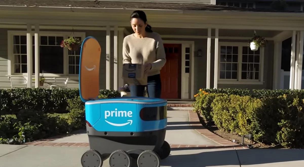 Roboty dostarczą paczki. Amazon testuje nowe rozwiązanie 