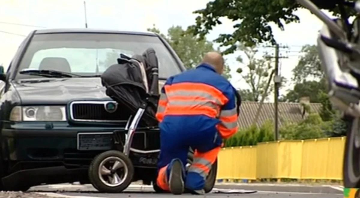 Zmarło niemowlę ranne w wypadku w Giżycach k. Sochaczewa
