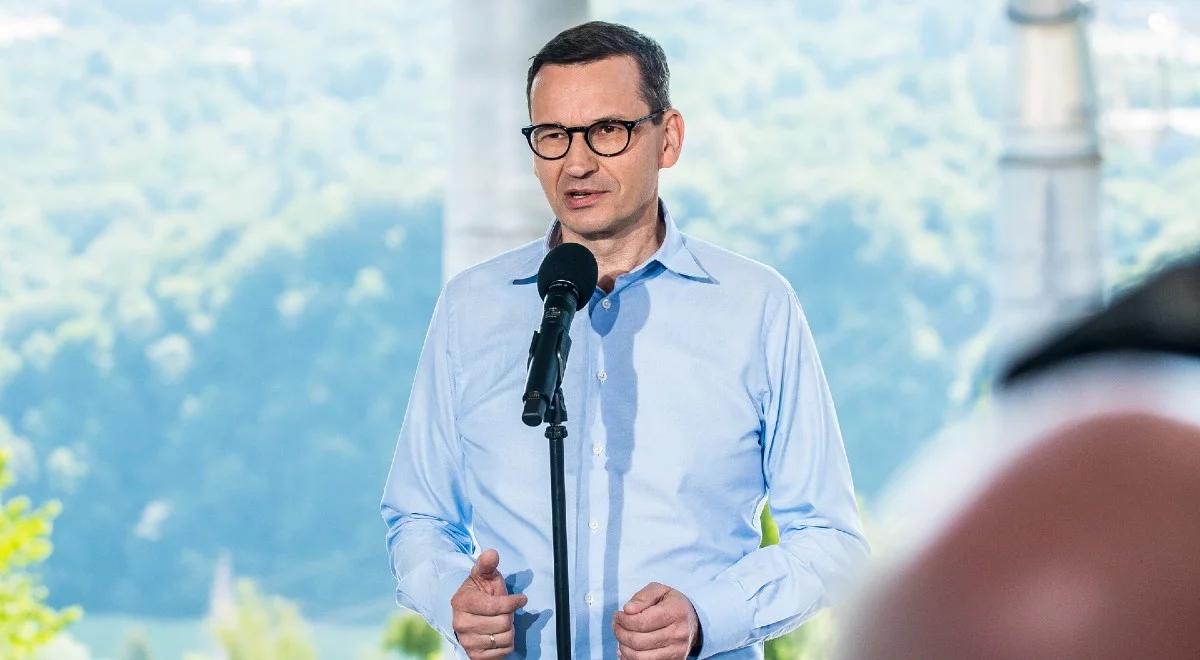 Walka z inflacją. Premier Morawiecki: obniżamy podatki, by w portfelach Polaków zostawało więcej pieniędzy