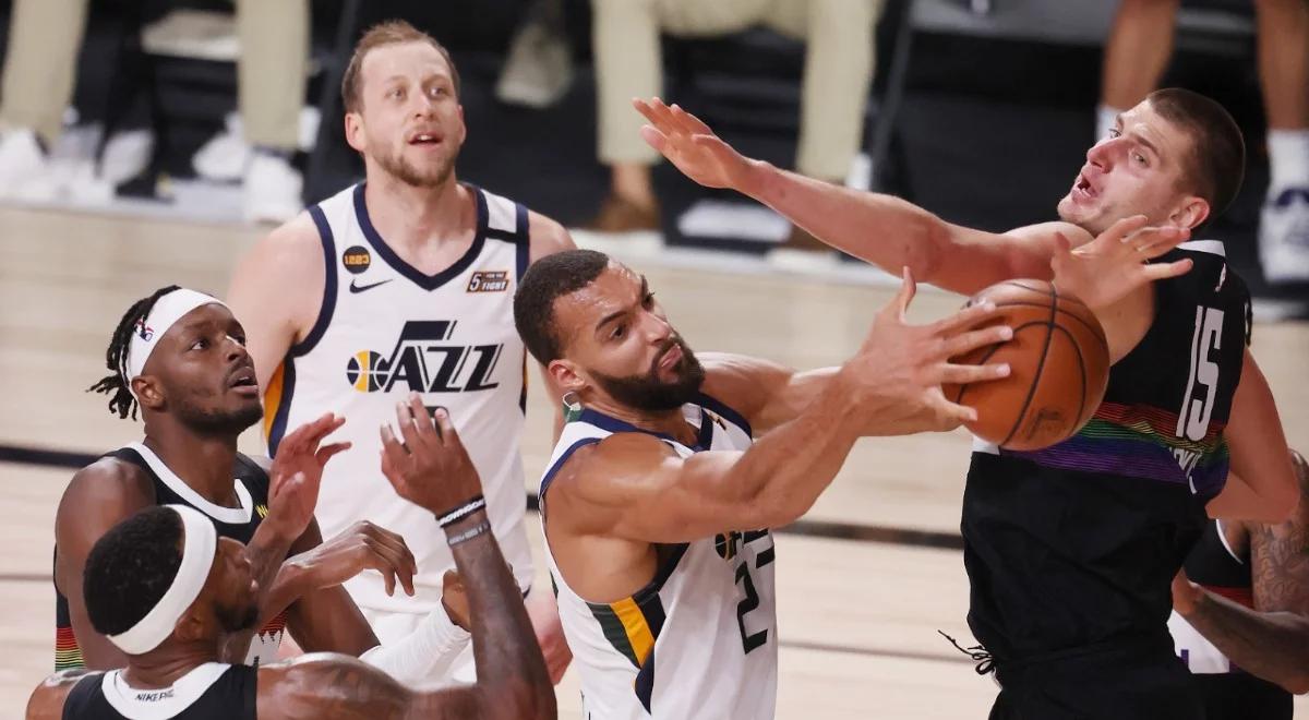 NBA: Nuggets odwrócili losy rywalizacji z Jazz, Cetics drugi raz wygrali z Raptors