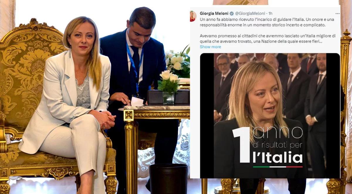 Rok rządów premier Meloni. "Nie powiodły się próby podzielenia nas"