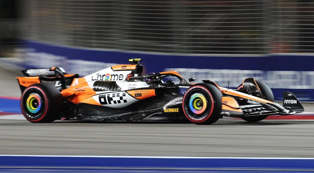 Formuła 1. Norris z pole position przed GP Singapuru