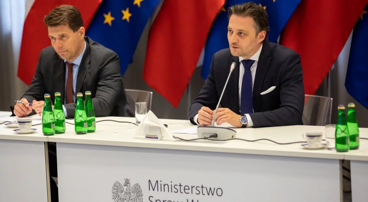 MSWiA: prezydencja Polski w V4 służy promocji solidarności europejskiej