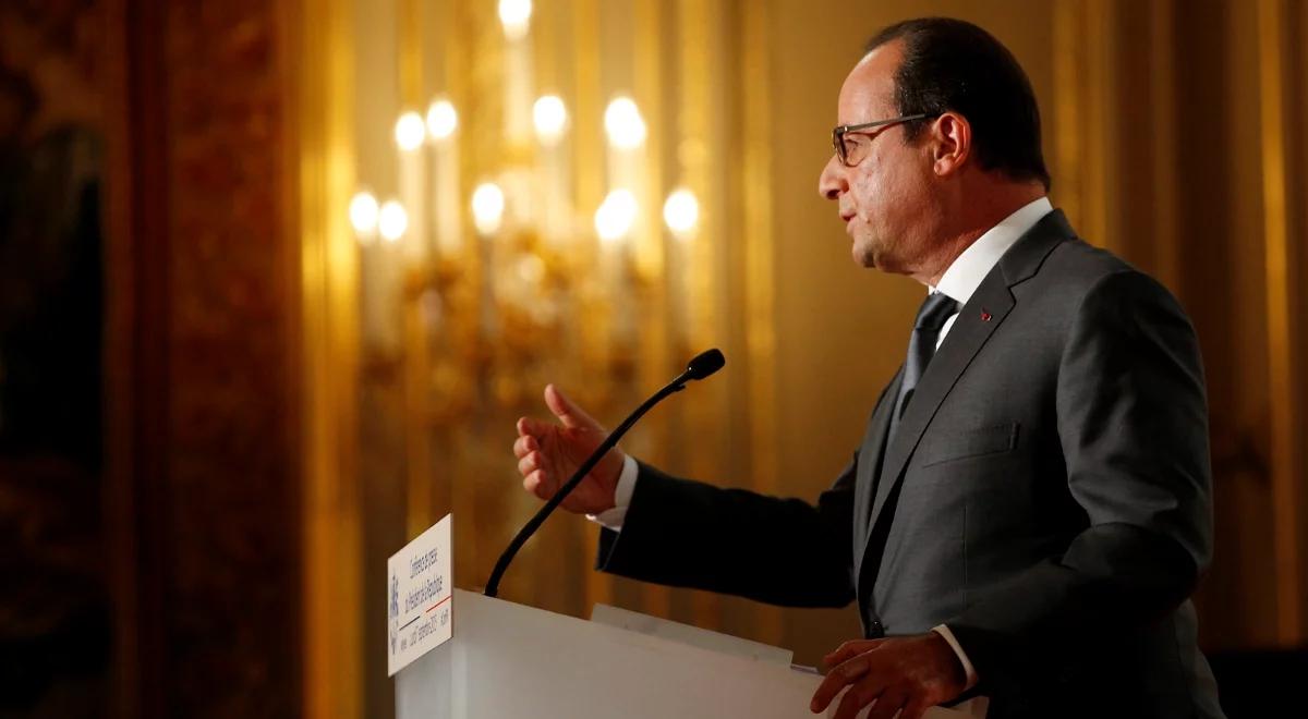 Francois Hollande: Francja może przyjąć 24 tys. uchodźców