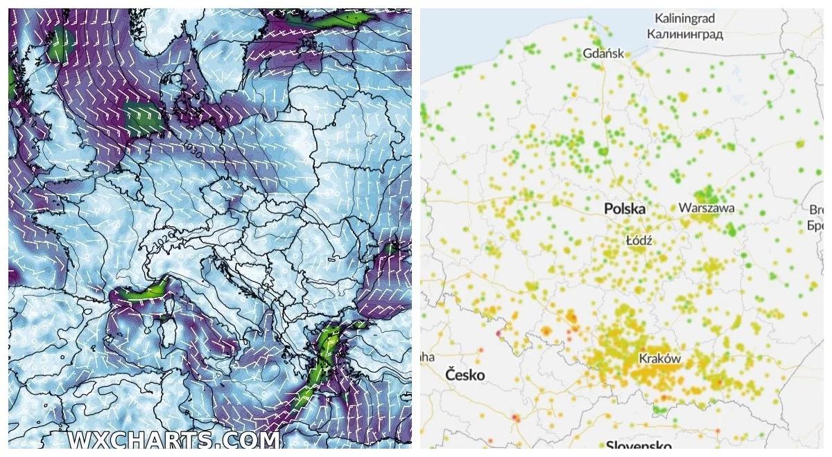 "Zgniły" wyż namieszał w pogodzie. Powietrze ciężkie od smogu i zanieczyszczeń