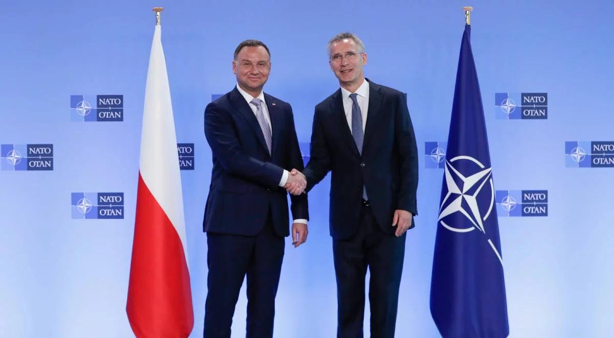 Prezydent Andrzej Duda odbędzie rozmowę z sekretarzem generalnym NATO