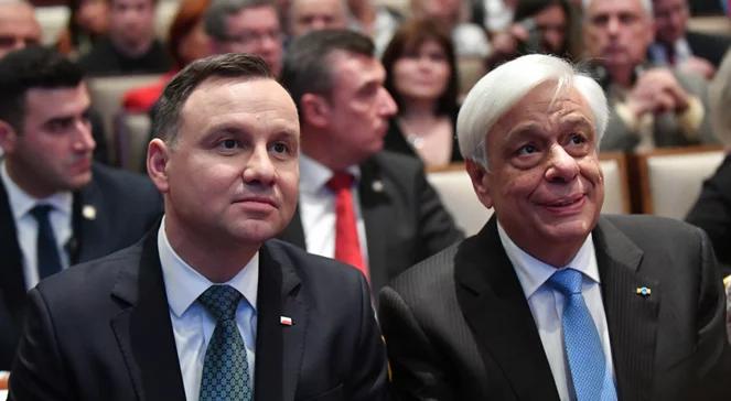 Prezydent Andrzej Duda w Grecji. "Temat migracji odsunięty na dalszy plan"