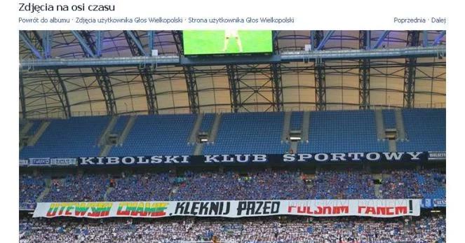 Sienkiewicz o Lechu Poznań: kibolski klub sportowy
