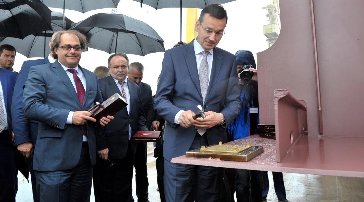 "Symboliczny moment". Inauguracja budowy promu dla PŻB