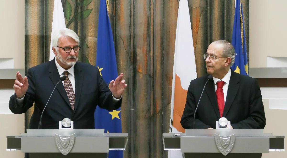 Szef MSZ z wizytą na Cyprze. "Zjednoczenie wyspy ważne dla UE i NATO"