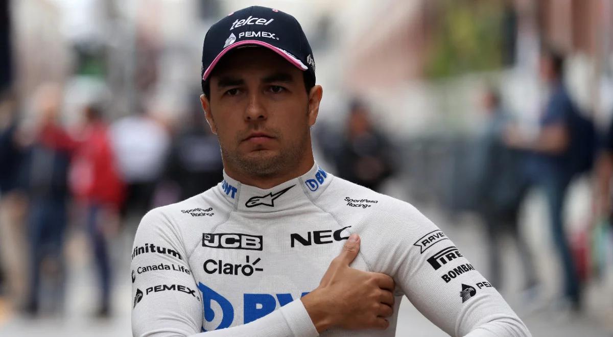 Formuła 1: koronawirus w Racing Point. Sergio Perez nie pojedzie w GP Wielkiej Brytanii