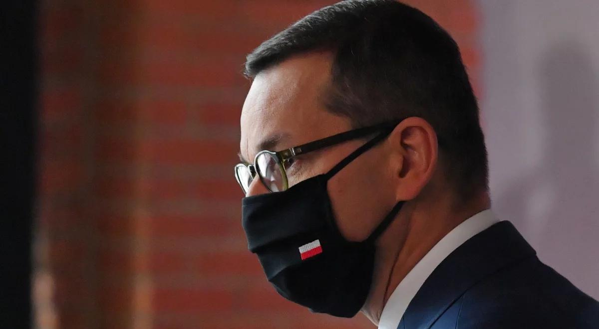 "Widać już światło w tunelu". Premier o walce z pandemią koronawirusa