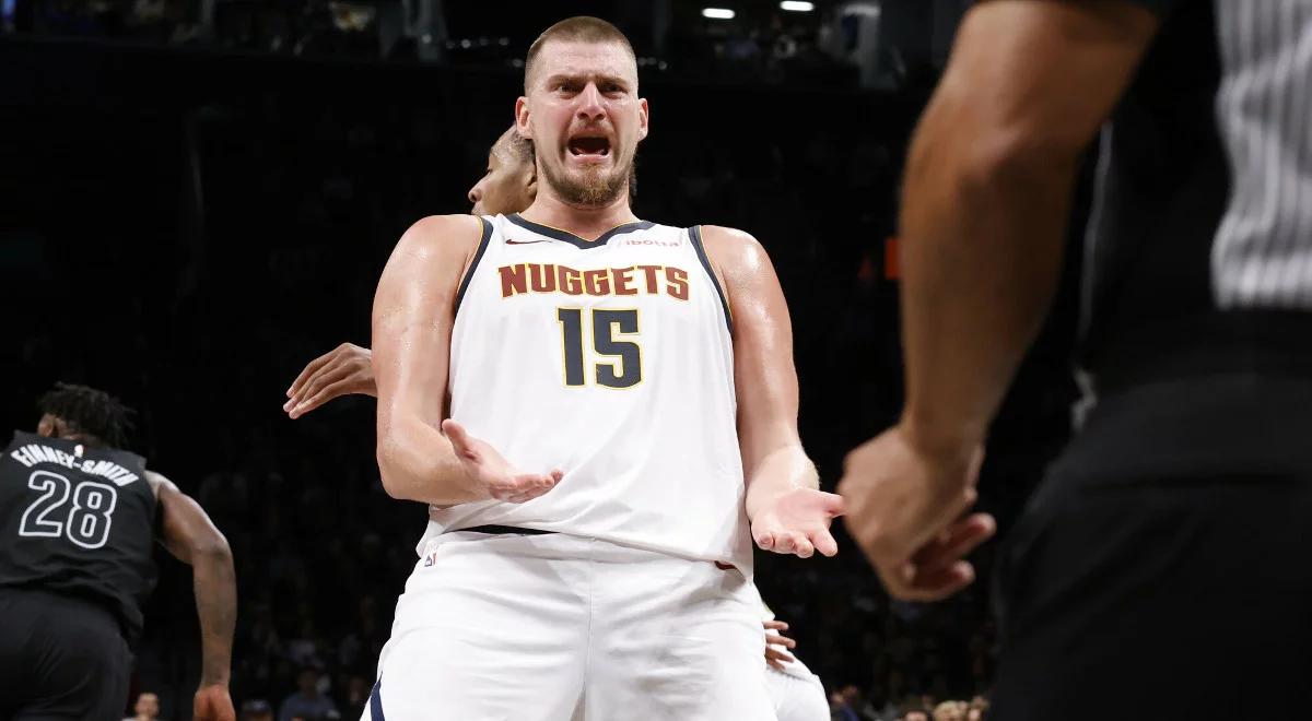 NBA. Nikola Jokić dorównał legendzie. Świetny występ Serba dał wygraną Nuggets