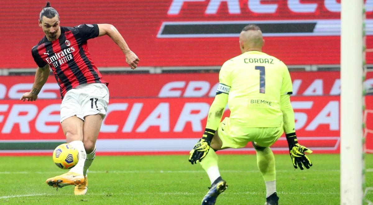 Serie A: AC Milan odzyskał fotel lidera. Ibrahimović przekroczył magiczną granicę 