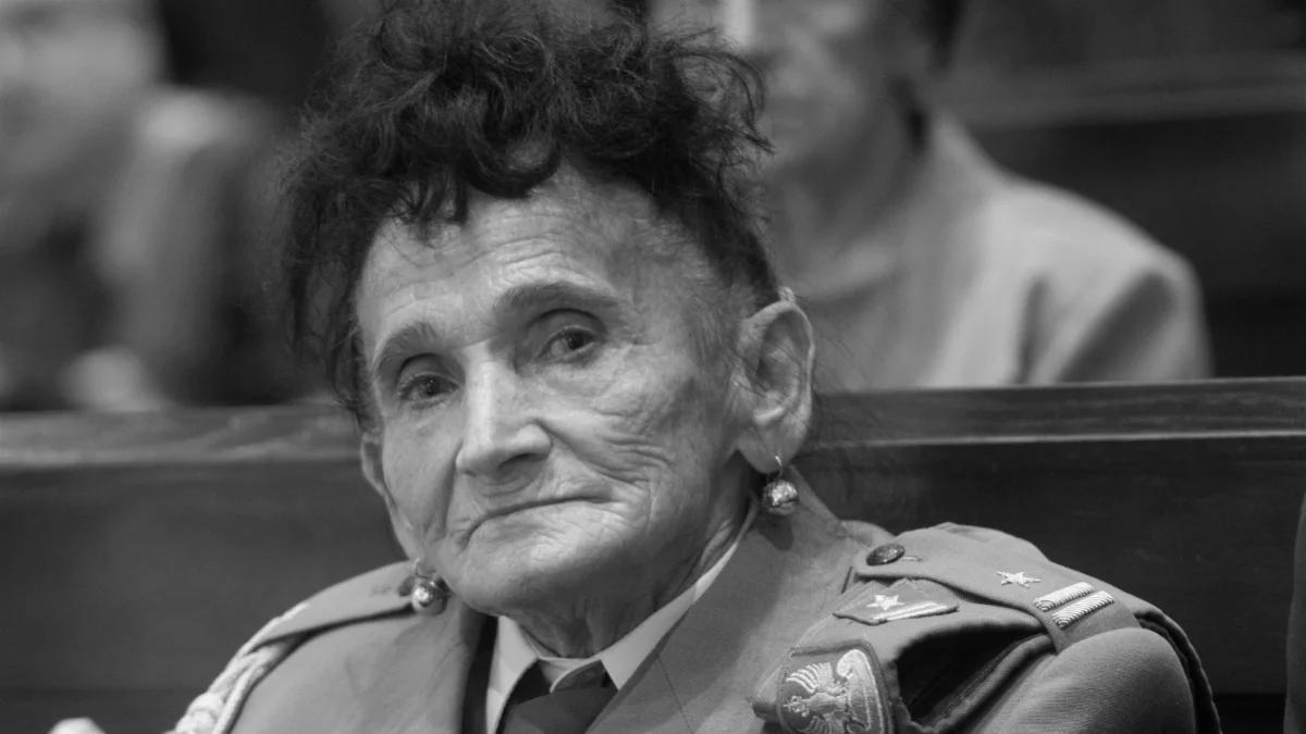 Zmarła major Józefa Życińska, ps. "Zośka"